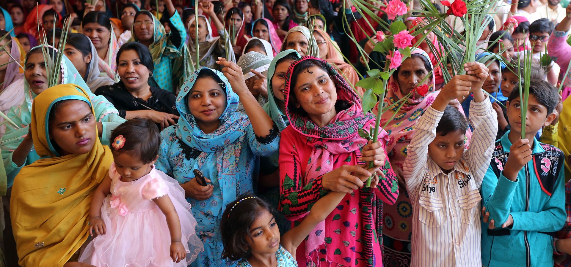 Christinnen feiern Palmsonntag in Pakistan