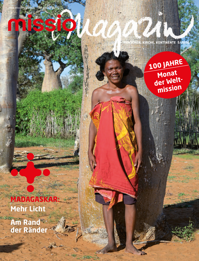 Titelseite de missio magazins - führt zur aktuellen Ausgabe des missio magazins