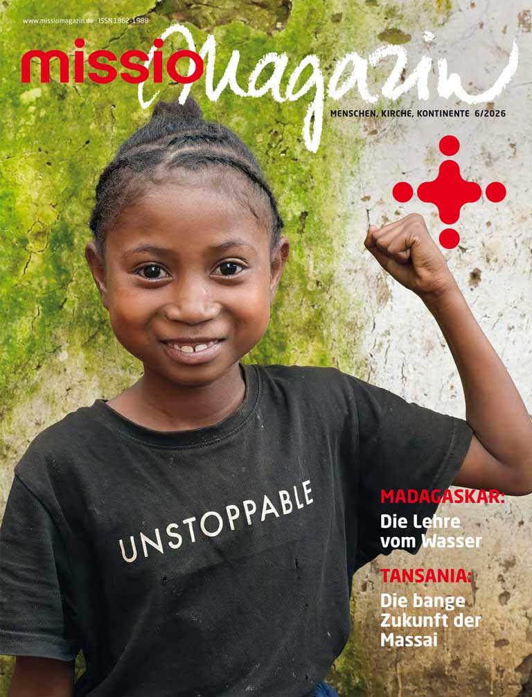 Titelseite de missio magazins - führt zur aktuellen Ausgabe des missio magazins