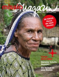 Titelbild missio magazin Ausgabe 6/2024 Schwerpunkt Monat der Weltmission/Papua-Neuguinea