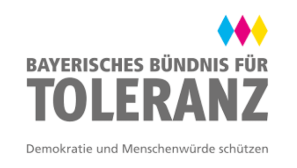Logo des Bayerischen Bündnisses für Toleranz.