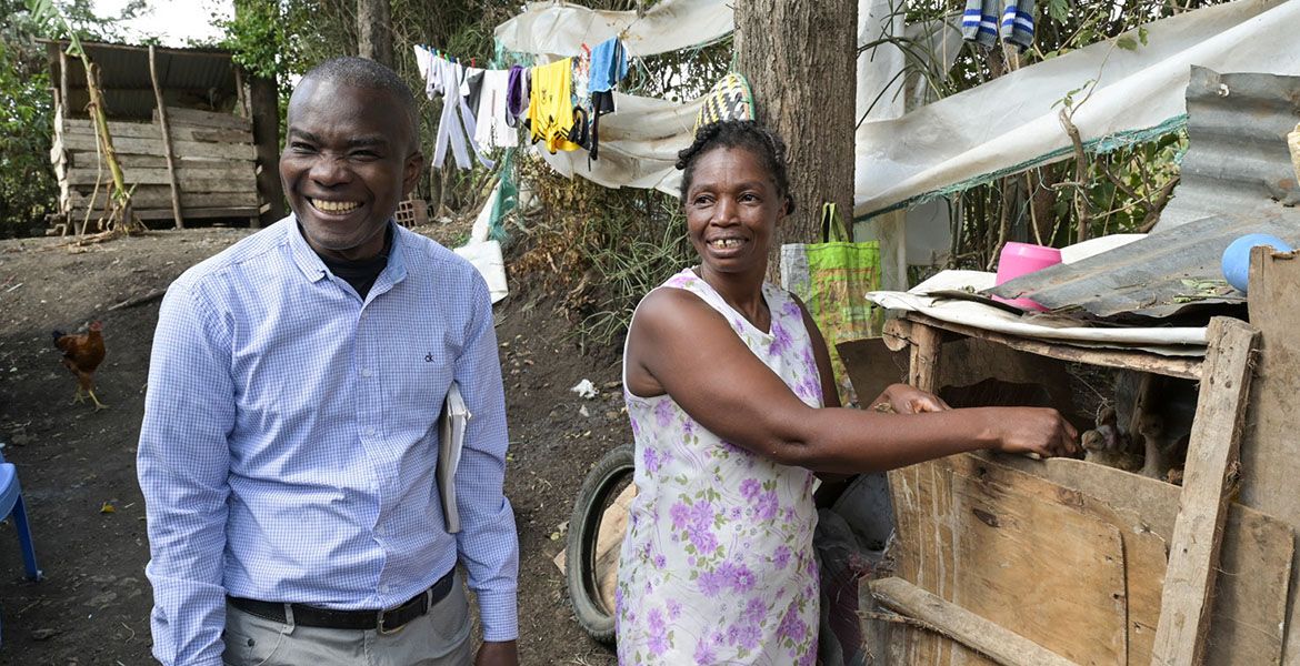 Hilfe für Flüchtlingsfamilien in Kenia.