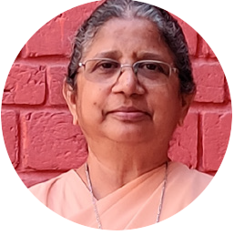 Sr. Annie Rosaline D‘Souza, Leiterin der Carmel Convent School, Neu-Delhi