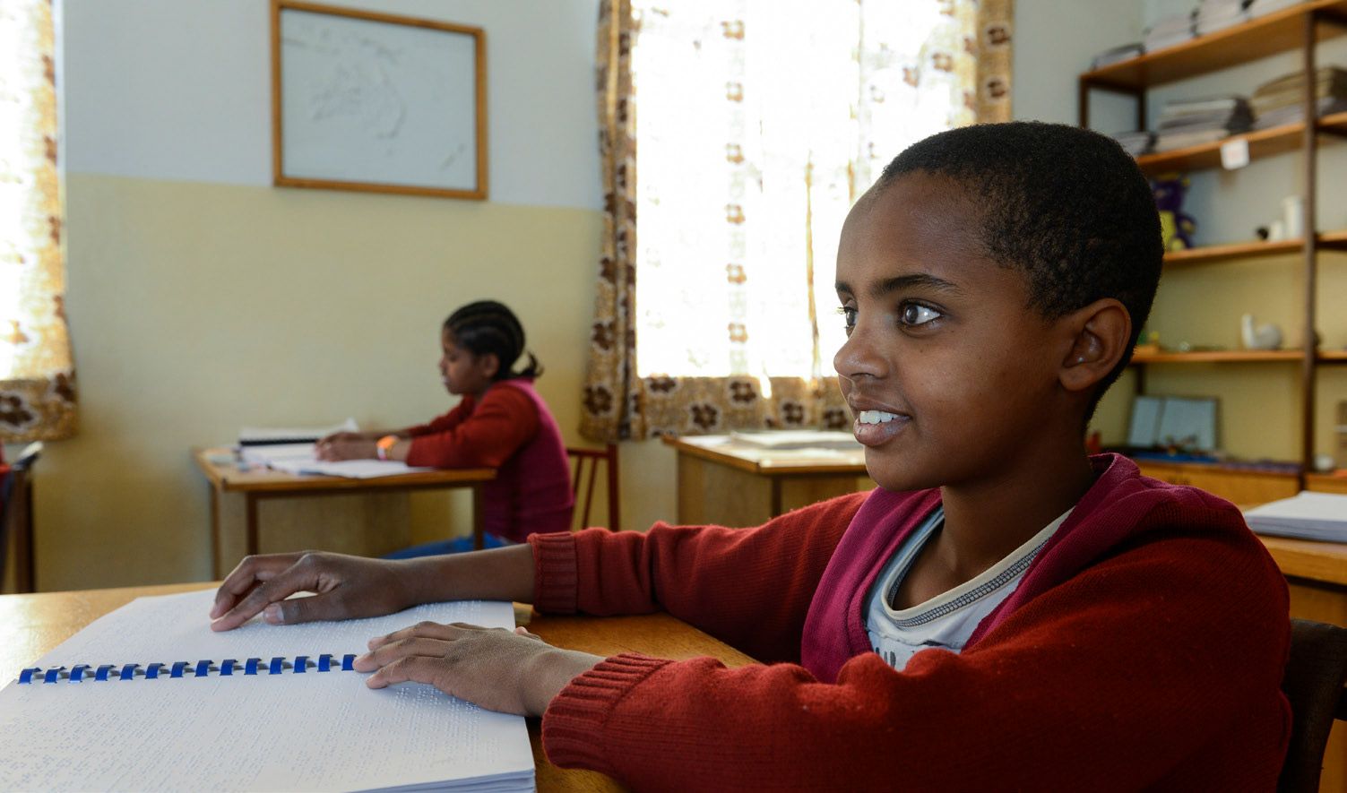 86 Kinder sind werden derzeit in der Blindenschule St. Raphael in der Nähe von Gondar unterrichtet.