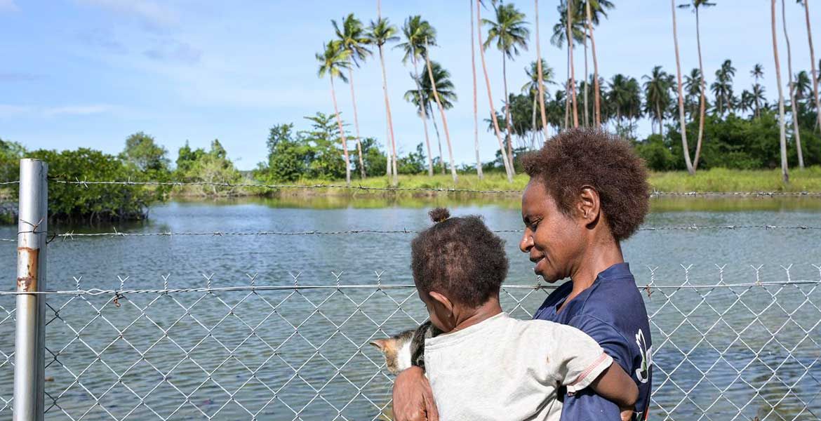 In den Schutzhäusern der katholischen Kirche in Papua-Neuguinea wird Frauen geholfen, die Gewalt erfahren mussten. Foto: Jörg Böthling