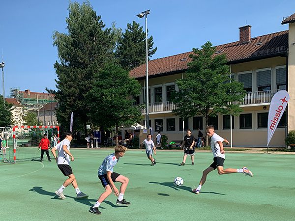 Spielszene beim missio Unity-Cup. Foto: Bettine Kuhnert