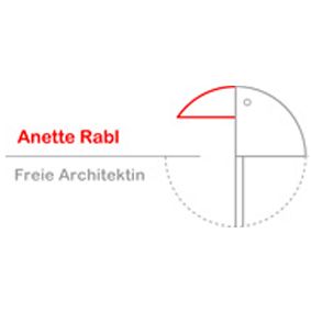 Logo von der Architektin Anette Rabl mit Vogel-Grafik