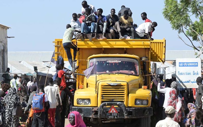 Geflüchtete in einem Flüchtlingslager in Renk im Südsudan. Foto: Jörg Böthling